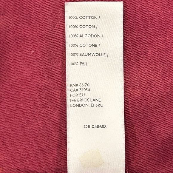 Free People We the Free Shirt Women’s M Red Brown Yellow Boho Tie Dye Colorful - Picture 11 of 12